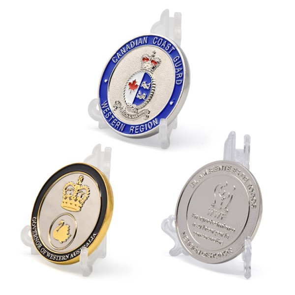 Rega Pabrik Grosir Custom Metal Zinc Alloy Double Side Commemorative Challenge Coin