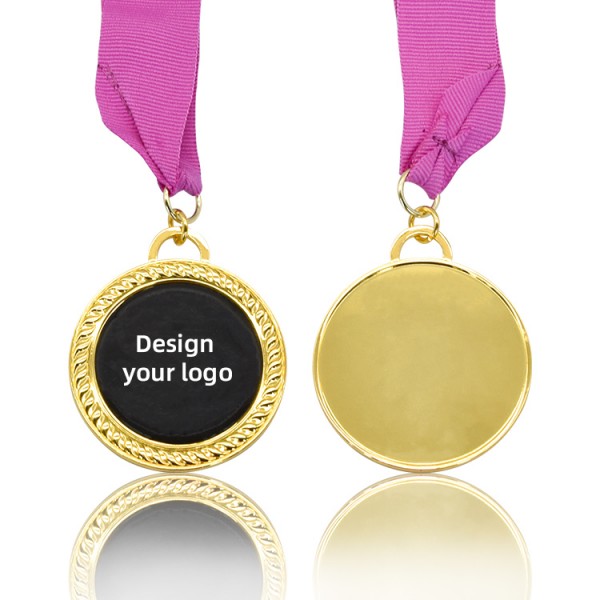 Brak minimalnej bezpłatnej próbki Złoto Srebro Miedź Niestandardowy pusty medal sportowy metalowy