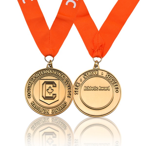 Zavod narxi sink qotishmasi 2D 3D metall mukofoti marafon sport medali Shaxsiylashtirilgan metall medallar