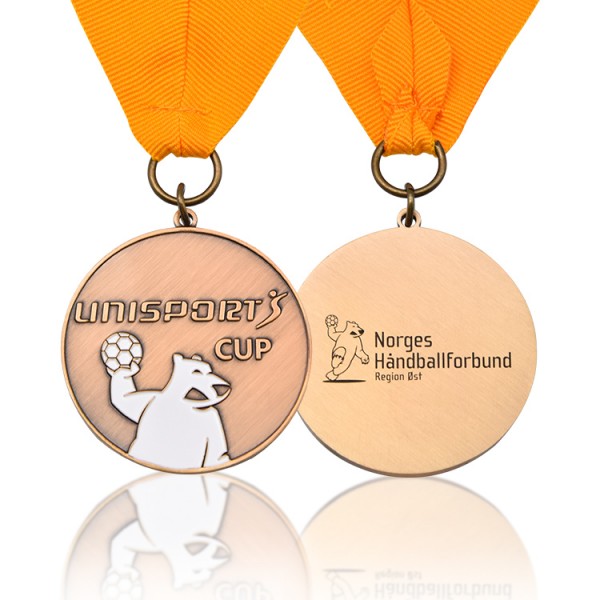 Mpivarotra ambongadiny amin'ny vidiny mora amin'ny Marathon Soccer Award Medaly Trofia metaly