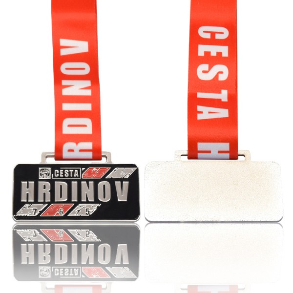 Producent Niestandardowy maraton biegowy Stop cynkowy 3D Sportowy metalowy medal Medale Dostawca medali