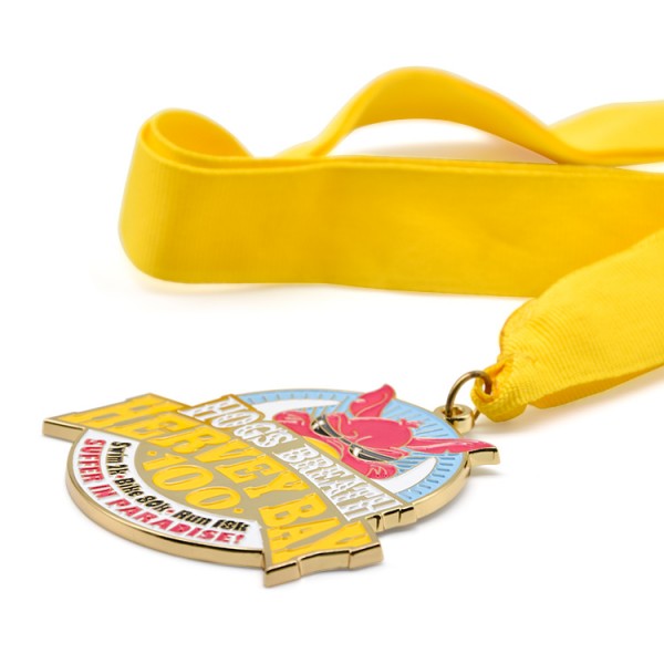 Προσαρμοσμένος αγώνας μαραθωνίου τρεξίματος Βραβείο μετάλλων μετάλλου ψευδαργύρου από κράμα ψευδαργύρου
