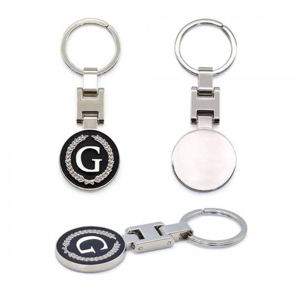 Custom na Logo Personalized Design Souvenir Key Ring Metal Zinc Alloy Soft Enamel Keychain