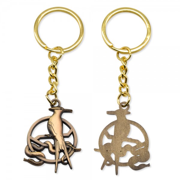 3D Metal Keychain Fabrikant Antique Brass Key Ring