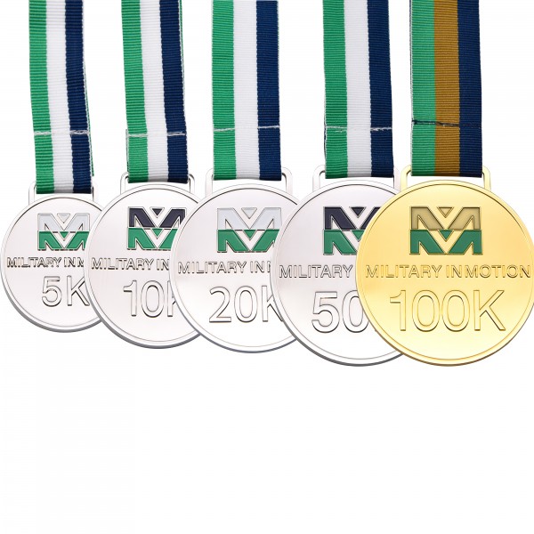 Aṣa Gold Awards osunwon olopobobo Irin Engraved Medal