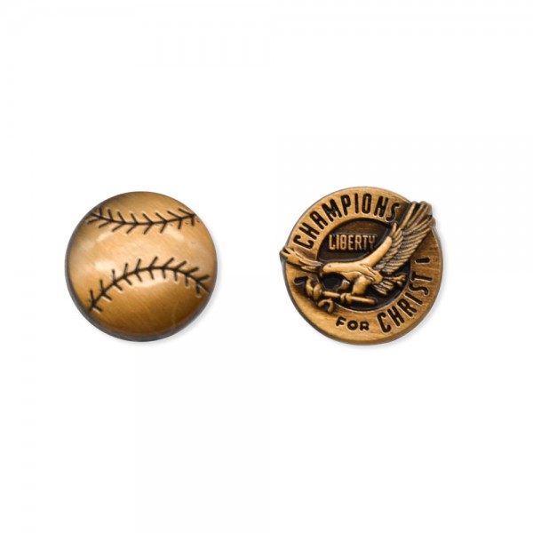Custom Antique Tin Antique Copper Lapel Pin Badge