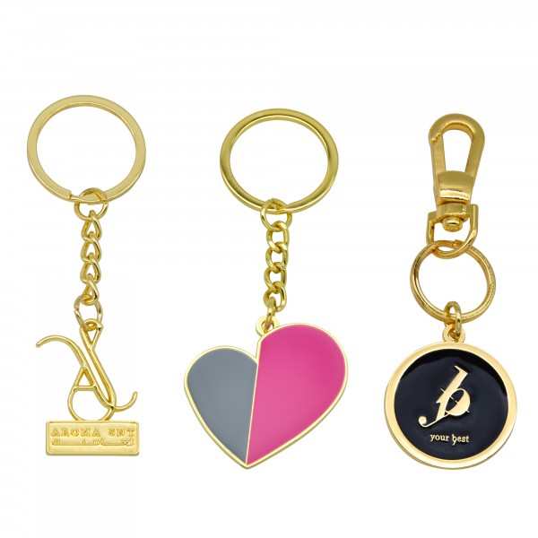 Keychain Medal Metal Custom Yakanyorwa Logo Gold Key Chain