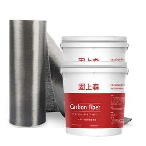 Tessuto in fibra di carbonio, ad alta resistenza, morbido liscio facile da incollare, adatto a tutti i tipi di edifici industriali e civili.
