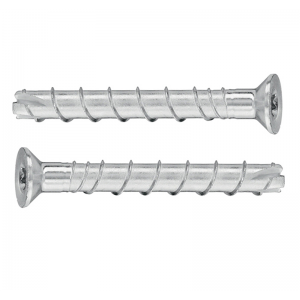 Csk Concrete Self Tapping Undercut Bolt, Zink Plated, Hdg Coating For Concre