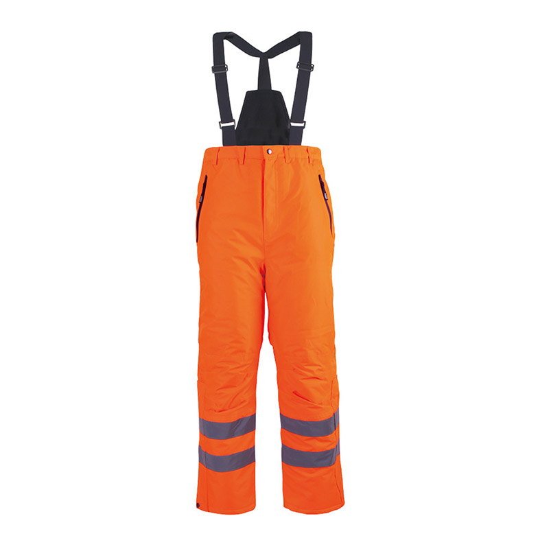 Pantalons de treball d'alta visibilitat d'hivern a l'aire lliure