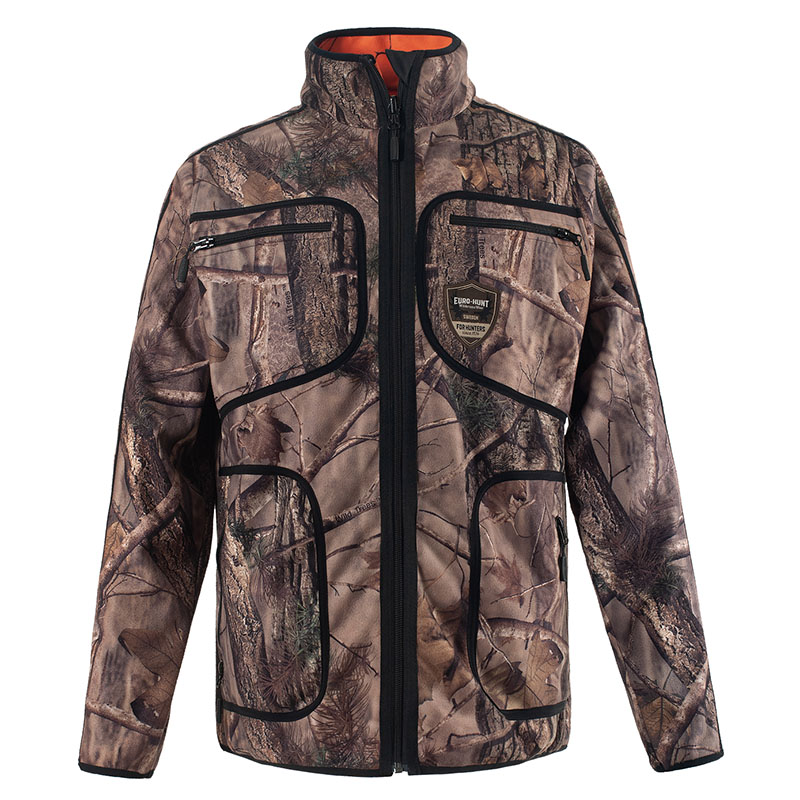 Jachetă de vânătoare, versatilă, reversibilă. Imagine prezentată