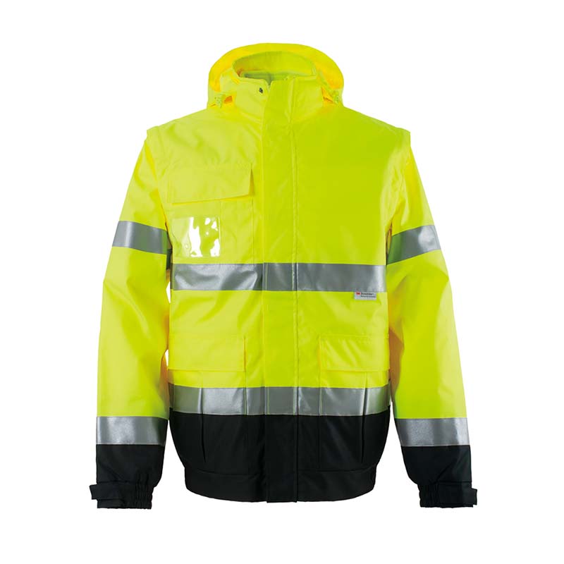Mataas na visibility 2-in-1 outdoor work jacket