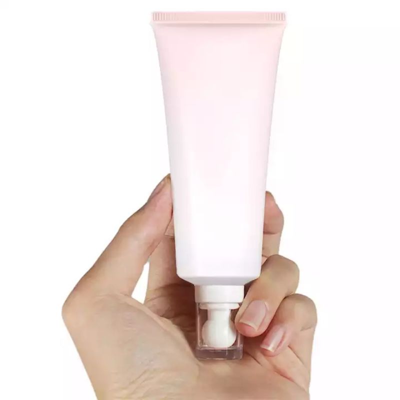 Packaging Cosmetic Lotion Gradient Pink For Face Wash Packaging Body