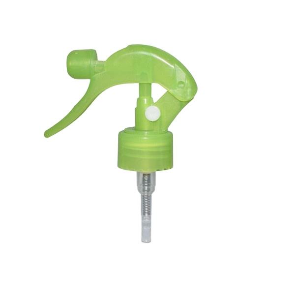Zeleni plastični mini okidač raspršivač ručne raspršivače pumpa za boce