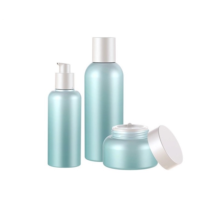 PET kosmetikos buteliukų rinkinys asmeninės priežiūros odos priežiūros kremo stiklainis buteliukas PBM031