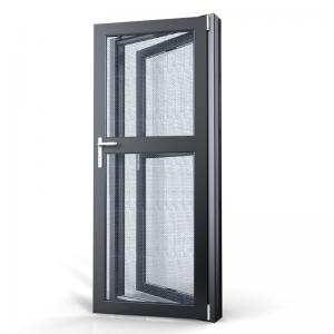 China Aluminium Frame Casement Door System Double Glazed Low-E Swing Casement Glass Door