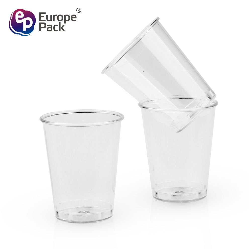 Fabbrica all'ingrosso a buon mercato 48ml Bicchieri personalizzati Bicchierini in plastica Mini Spirits Cup