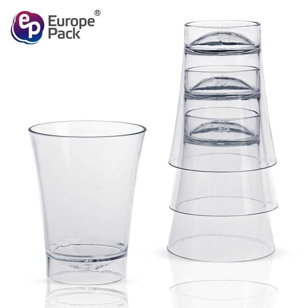 DISPOSABLE PS PUDDING CUP - Tazza d'acqua di plastica usata in plastica per 70 ml di materiali PS trasparenti.
