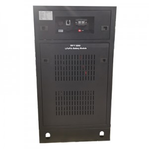 384V 50Ah high Voltage battery with LCD display cabinet