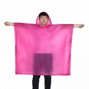 Vinyl Fisherman Rain Coat LOGO PVC Poncho For Adults & Kids