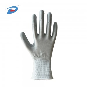 China Hot Selling Wear Resistant Oil Resistant Cheap Smooth Nitrile Coated Gloves Garden Safety Latex Coated Glove