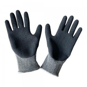 China wholesale Heavy Duty Safety Gloves - Latexnitrile palm coated sandy finished – Dexing