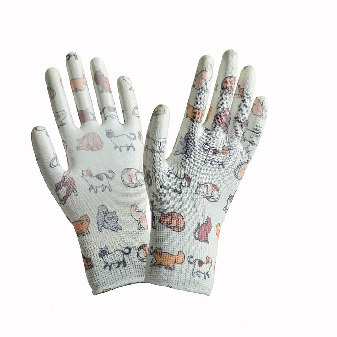 13-gauge printing polyester liner, PU palm coated gloves Featured Image