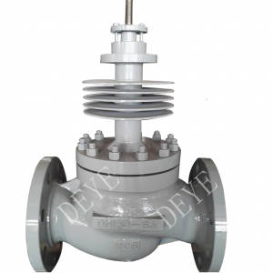 Válvula de regulación de presión WCB de acero al carbono para uso a alta temperatura (C-PR-64-6)