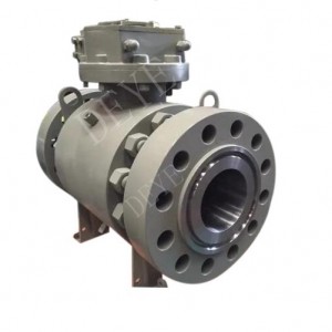 válvula de bola de acero forjado de alta presión 900LBS con brida RTJ (BV-900-04F)
