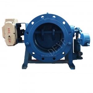 Tilting Disc check valves nga adunay cylinder hydraulic DAMPER CV-H-002