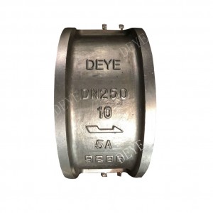 New Delivery for Resilient Gate Valve - Super duplex stainless steel dual plate check Valve  – Deye