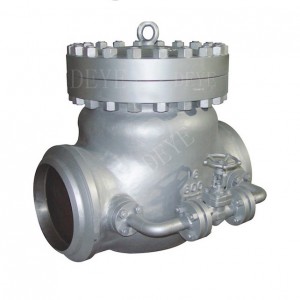 Impundu Welded swing check valve with by by pass