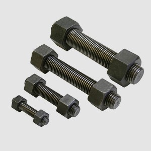 Factory Supply Neoprene Gasket - Black Steel Bolts With Nuts – Deye