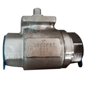 birta duplex ahama F51 2000PSI ball valve