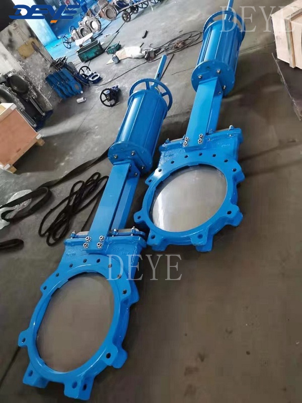 big knife valve for mining project