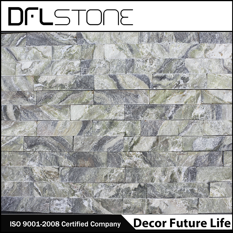 Low Price Natural Green Marble Cultured Stone P...