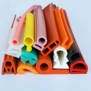 Custom Silicone Rubber Seal Gasket Rubber Strip...