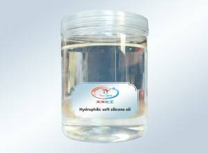 Hydrophilic soft silicone oil