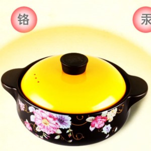 陶器の鍋、JAPANESE IGA CERAMIC POT、セラミッククッキングポット