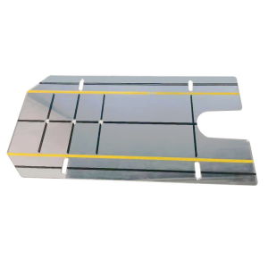 Zilver acryl spiegelblad op maat gesneden voor draagbare golfputting spiegel training uitlijning oefenhulp accessoires: