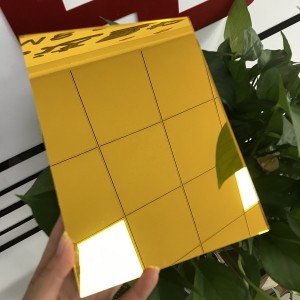 Zlatá akrylová zrcadlová deska, barevné zrcadlové akrylové desky