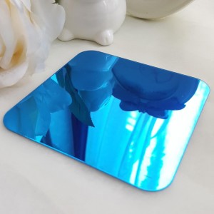 Square Shape Acrylic Decorative Mirrors Wall Stickers DIY