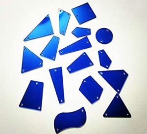 Mėlynas veidrodinis akrilo lakštas, spalvoti veidrodiniai akrilo lakštai