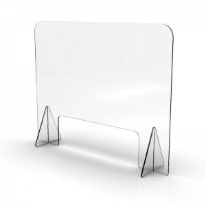 Acrylic Clear Plastic Protection Barrier for Cashier Counter Bank