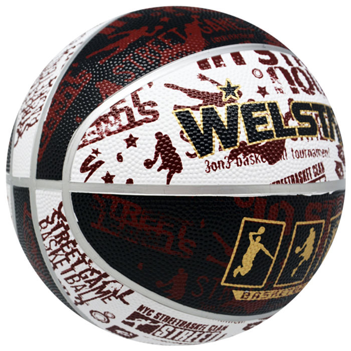 Official Size 7 cheap colorful rubber basketball with custom printing logo Featured Image