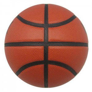 Brown Color PU PVC Custom Logo Laminated Basket balls