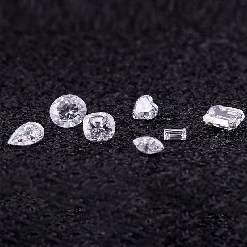 Бриллиант кесілген синтетикалық алмаз DEF VS2 1 карат Зертханада өсірілген алмаздың бір карат бағасы