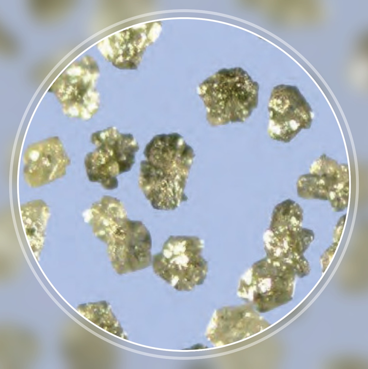 SND-R10 Economy Grade Semi-Blocky Resin Bond Diamond med en hög sprödhet