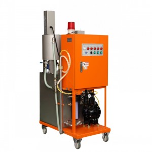 Release agent auto mixer for cold chamber die casting machine