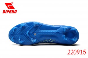 DIFENO Çıtçıtlı bağcıklı yüksek bilekli krampon erkek/kadın futbol antrenman ayakkabıları, doğal çim ayakkabılar için uygundur
